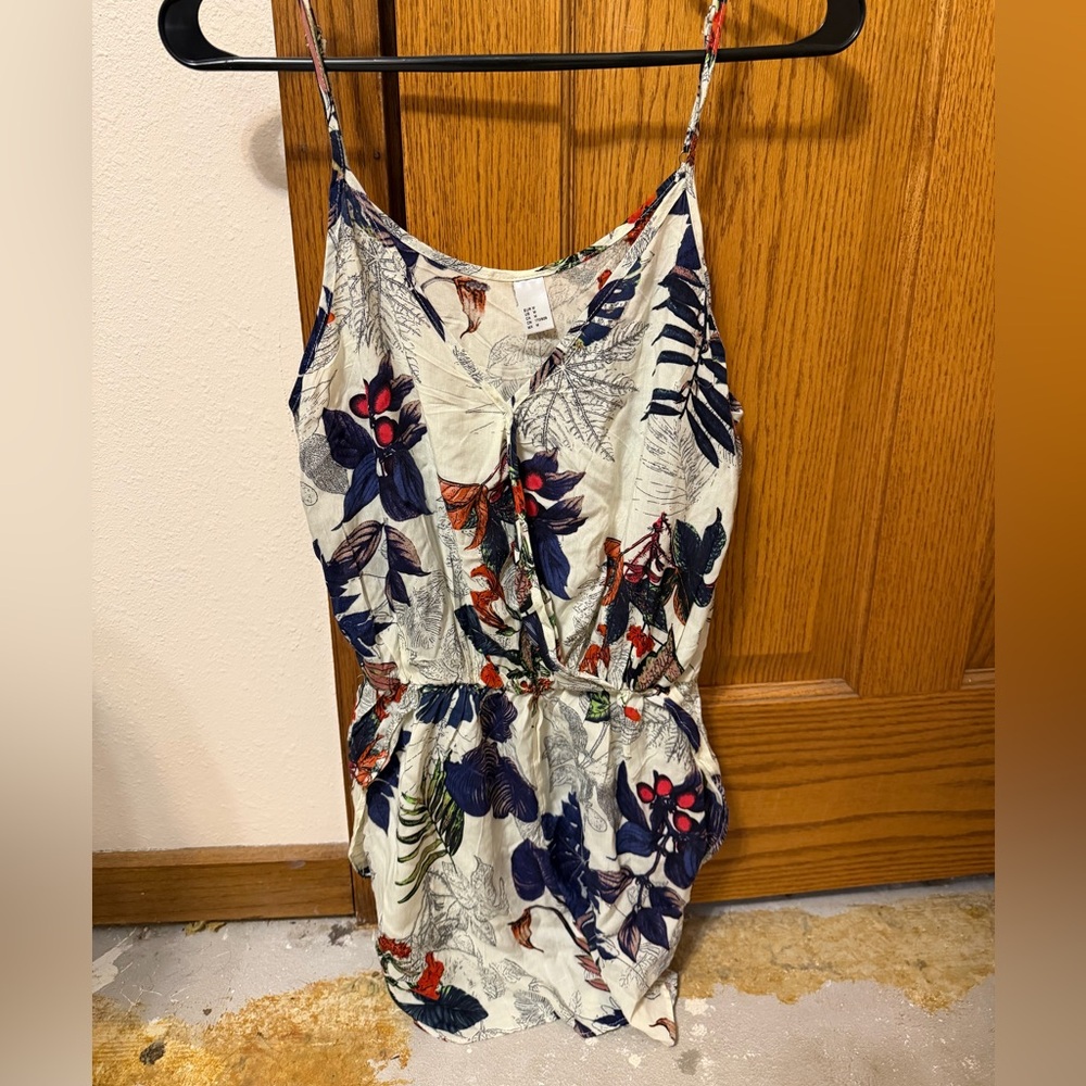 Floral Print Sleeveless Dress